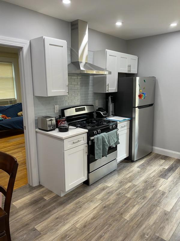 Updated kitchen at 26 Lancaster Street #2