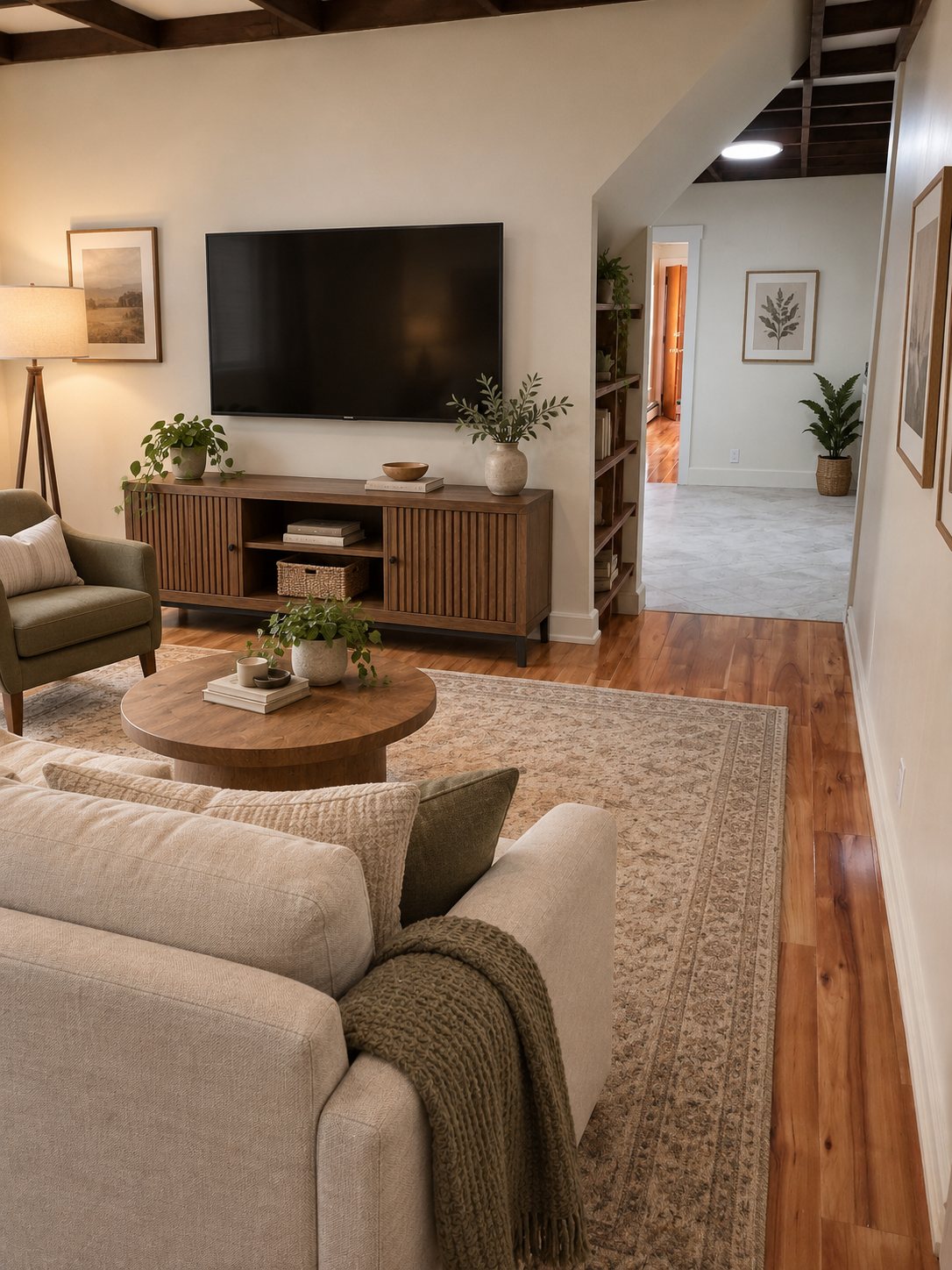 Living room at 28 Lancaster St #2L
